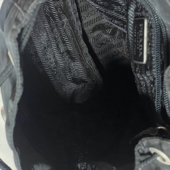 Prada Tessuto Nylon mini Backpack, vintage 2000s black authentic - Picture 6 of 15